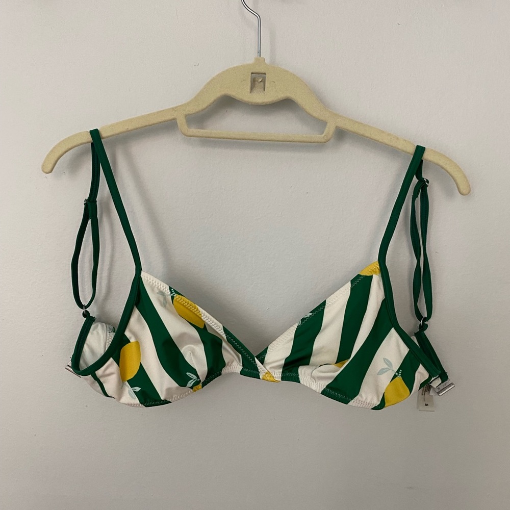 Solid & Striped two-piece bikini - lemons print